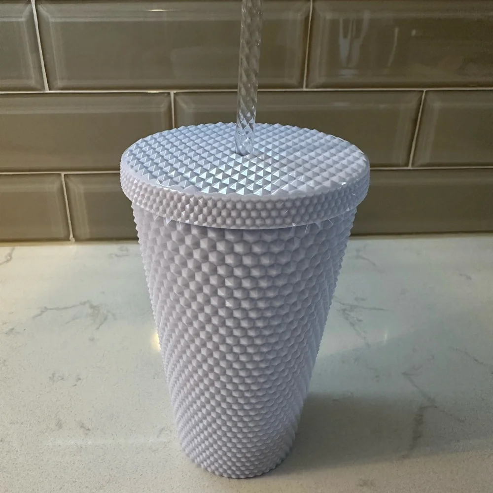 Starbucks White‎ Studded Tumbler 16 oz - Spring  2024